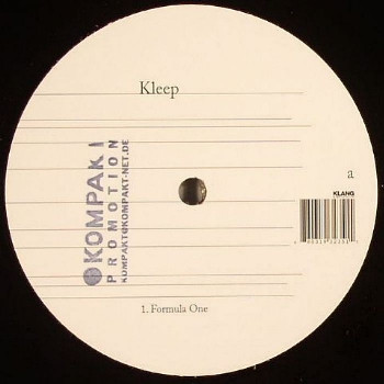 Kleep - Formula One / Muppet Ride | Klang Elektronik (KLANG 142)