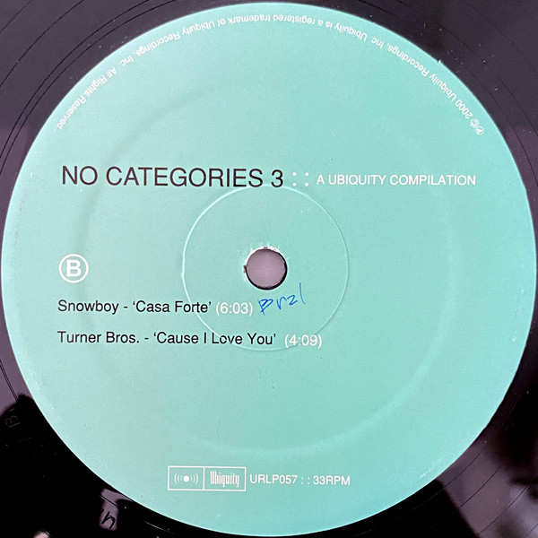 Various - No Categories 3 :: A Ubiquity Compilation | Ubiquity (URLP 057) - 4