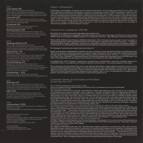Arnold Dreyblatt - Second Selection | Black Truffle (BT016) - 4