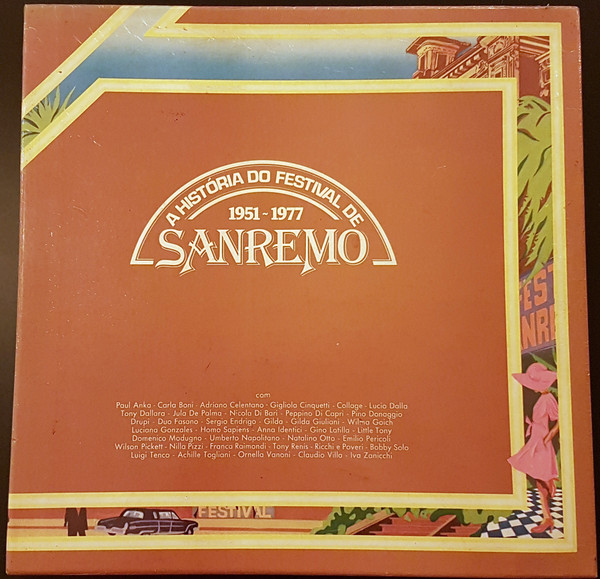 Various - A História Do Festival De Sanremo 1951 ~ 1977 | Wea International (LP-S-87/1/2/3) - main