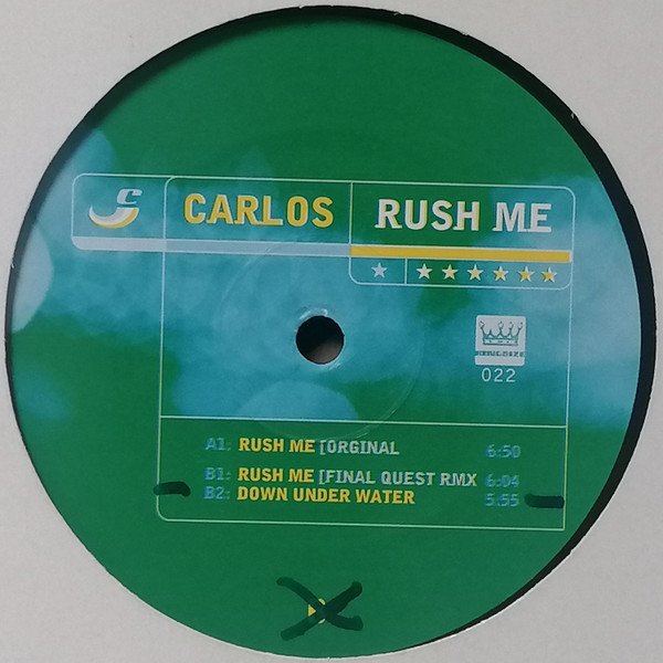 Carlos - Rush Me | King Size Records (Kingsize 022) - 2