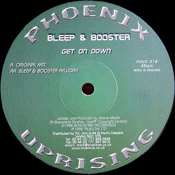 Bleep & Booster - Get On Down | Phoenix Uprising (PHUX 012) - main Bleep & Booster - Get On Down | Phoenix Uprising (PHUX 012) - main