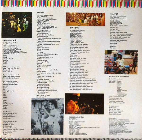 Gilberto Gil - Refavela | Philips (6349 329) - 3