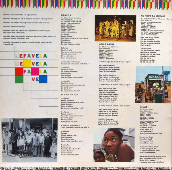 Gilberto Gil - Refavela | Philips (6349 329) - 2
