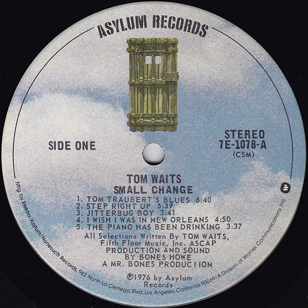 Tom Waits - Small Change | Asylum Records (7E-1078) - 3 Tom Waits - Small Change | Asylum Records (7E-1078) - 3