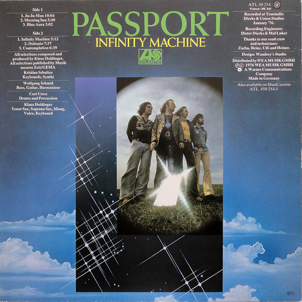 Passport - Infinity Machine | Atlantic (ATL 50 254) - 2 Passport - Infinity Machine | Atlantic (ATL 50 254) - 2
