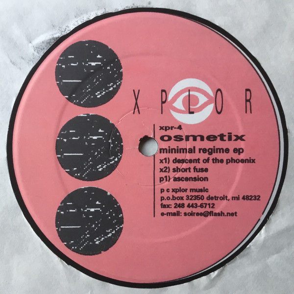 Osmetix - Minimal Regime EP | Xplor Music (xpr-4)