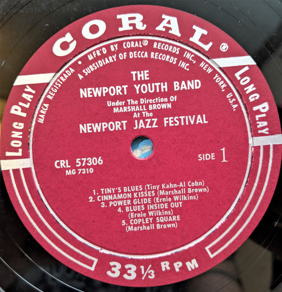 Newport Youth Band - The Newport Youth Band At The Newport Jazz Festival | Coral (CRL 57306) - 3