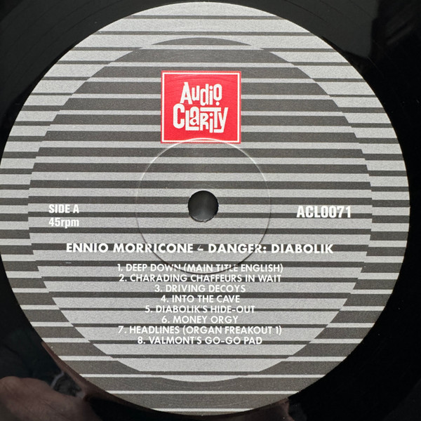 Ennio Morricone - Danger: Diabolik | Audio Clarity (ACL0071) - 3 Ennio Morricone - Danger: Diabolik | Audio Clarity (ACL0071) - 3