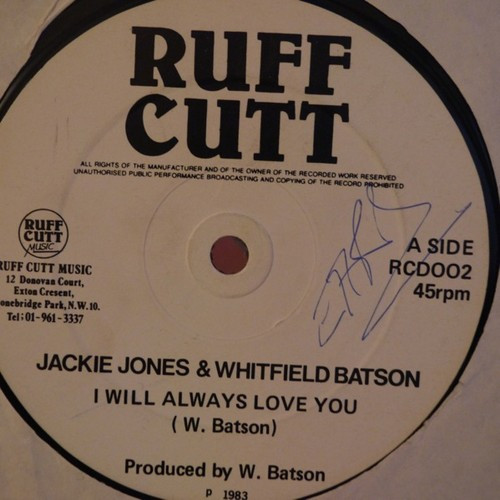 Jackie Jones & Whitfield Batson - I Will Always Love You | Ruff Cut Music (RCD002) - main Jackie Jones & Whitfield Batson - I Will Always Love You | Ruff Cut Music (RCD002) - main
