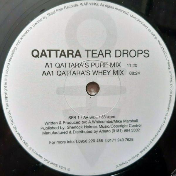 Qattara - Tear Drops | Steel Fish Records (SFR 001) - main