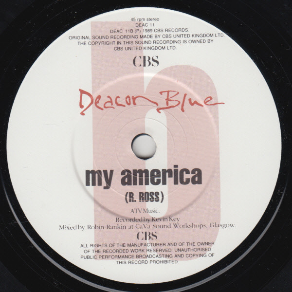 Deacon Blue - Queen Of The New Year | CBS (DEAC 11) - 4