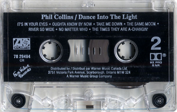 Phil Collins - Dance Into The Light | Atlantic (78 29494) - 3 Phil Collins - Dance Into The Light | Atlantic (78 29494) - 3