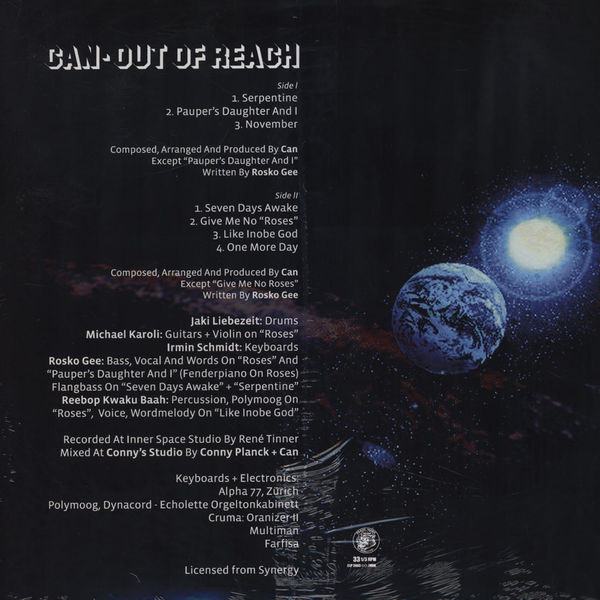 Can - Out Of Reach | Cleopatra (CLP 3043) - 2