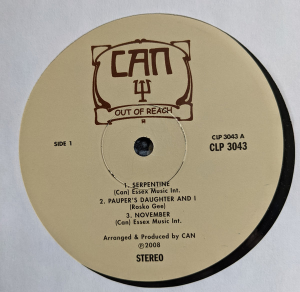 Can - Out Of Reach | Cleopatra (CLP 3043) - 3