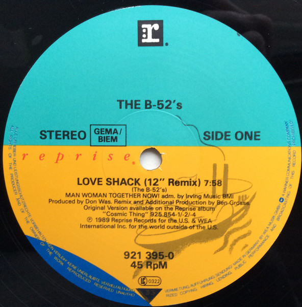 The B-52's - Love Shack | Reprise Records (921 395-0) - 3 The B-52's - Love Shack | Reprise Records (921 395-0) - 3