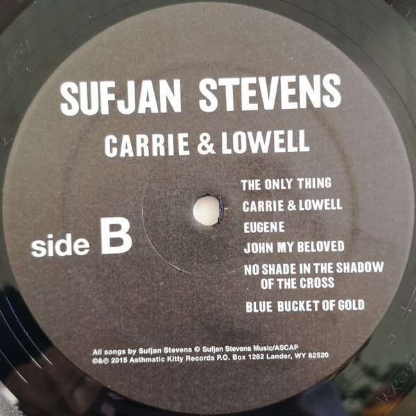 Sufjan Stevens - Carrie & Lowell | Asthmatic Kitty Records (AKR099) - 4 Sufjan Stevens - Carrie & Lowell | Asthmatic Kitty Records (AKR099) - 4