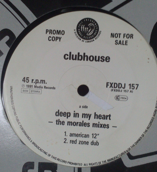 Club House - Deep In My Heart (The Morales Mixes) | FFRR (FXDDJ 157) - 2