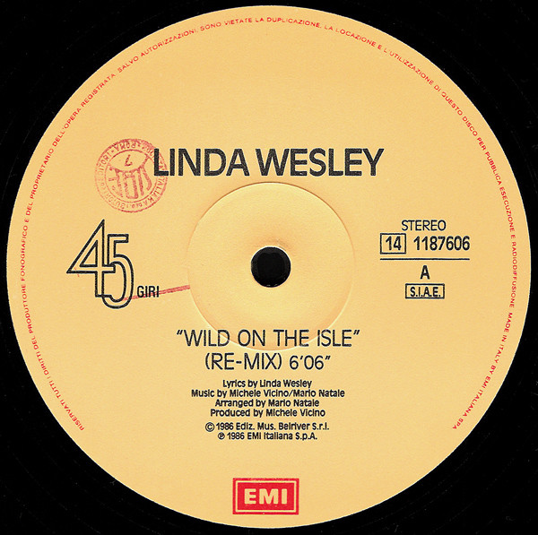 Linda Wesley - Wild On The Isle (Re-Mix) | EMI (14 1187606) - 2