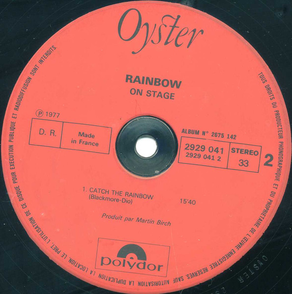 Rainbow - On Stage | Oyster (2675 142) - 4