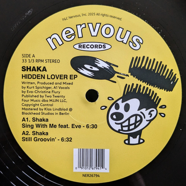 Shaka - Hidden Lover EP | Nervous Records (NER26794) - main Shaka - Hidden Lover EP | Nervous Records (NER26794) - main