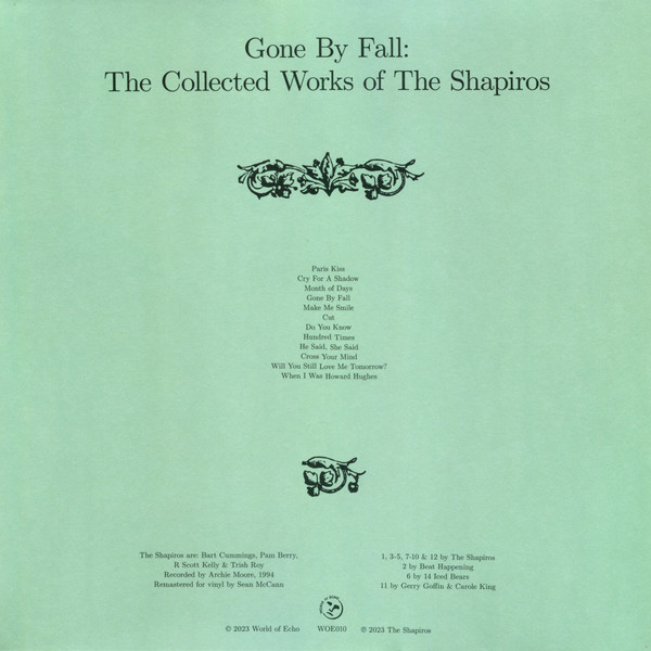 The Shapiros - Gone By Fall: The Collected Works Of The Shapiros | World Of Echo (WOE010) - 2 The Shapiros - Gone By Fall: The Collected Works Of The Shapiros | World Of Echo (WOE010) - 2