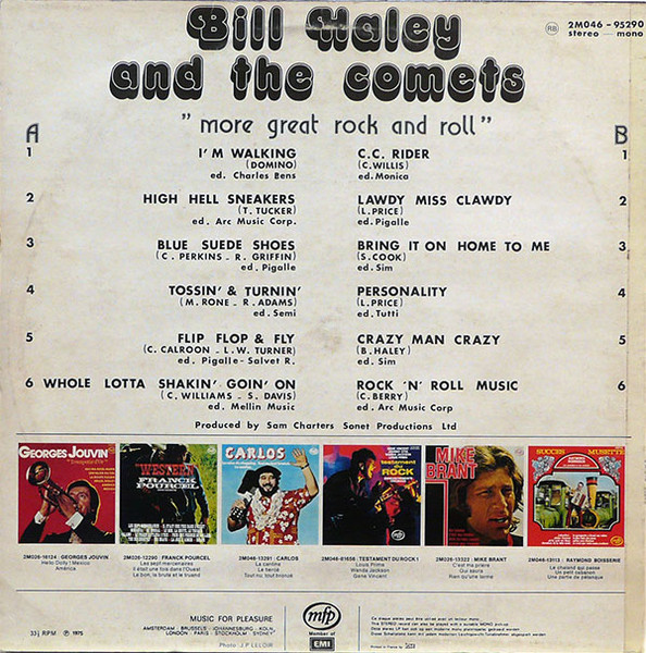 Bill Haley And His Comets - More Great Rock And Roll | Music For Pleasure (2M046-95290) - 3