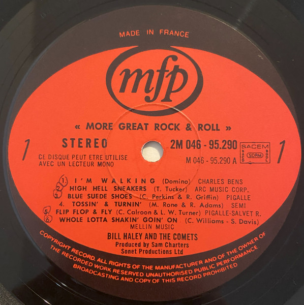 Bill Haley And His Comets - More Great Rock And Roll | Music For Pleasure (2M046-95290) - 4