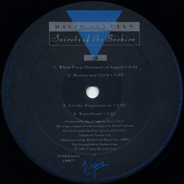 David Sylvian - Secrets Of The Beehive | Virgin (7 90677-1) - 4 David Sylvian - Secrets Of The Beehive | Virgin (7 90677-1) - 4