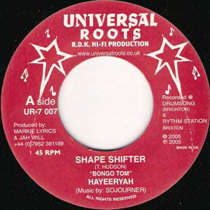 Bongo Tom-Hayeeryah - Shape Shifter | Universal Roots (UR7-007)