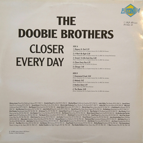 The Doobie Brothers - Closer Every Day | Platinum (PLP 49) - 2