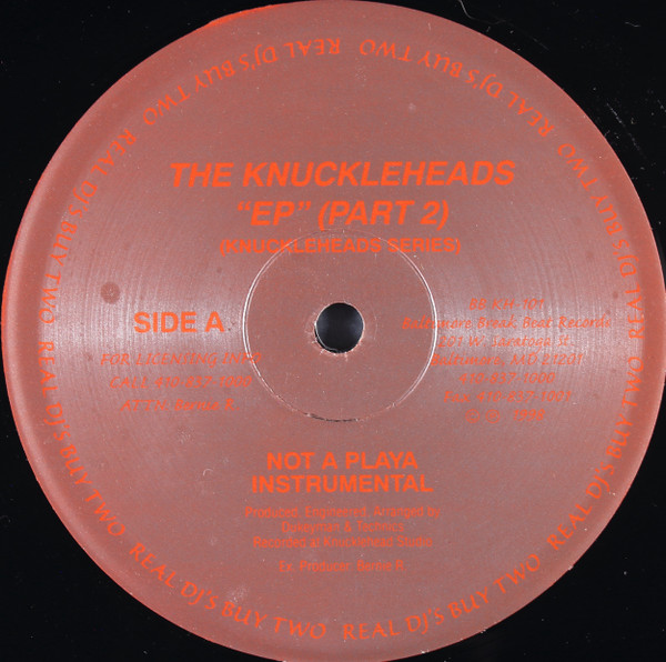 Dukeyman & DJ Technics - The Knuckleheads "EP" (Part 2) | Baltimore Breakbeat Records (BB KH-101)