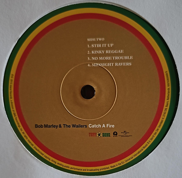 Bob Marley & The Wailers - Catch A Fire | Tuff Gong (600753600689) - 4 Bob Marley & The Wailers - Catch A Fire | Tuff Gong (600753600689) - 4