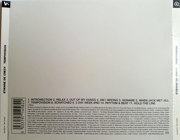 Etienne De Crécy - Tempovision | Disques Solid (SLD 028 CD) - 2