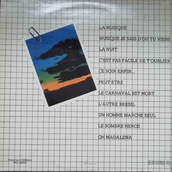 Paul Mindy - Le Monde À L'Envers | Not On Label (PM 001 ZA) - 2 Paul Mindy - Le Monde À L'Envers | Not On Label (PM 001 ZA) - 2