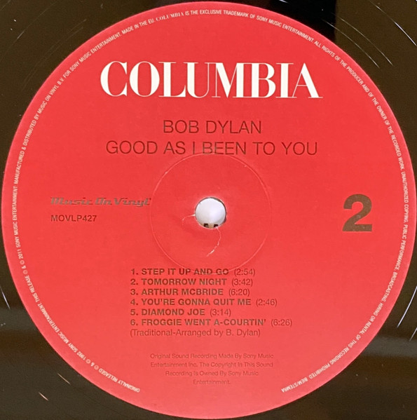 Bob Dylan - Good As I Been To You | Music On Vinyl (MOVLP427) - 4 Bob Dylan - Good As I Been To You | Music On Vinyl (MOVLP427) - 4