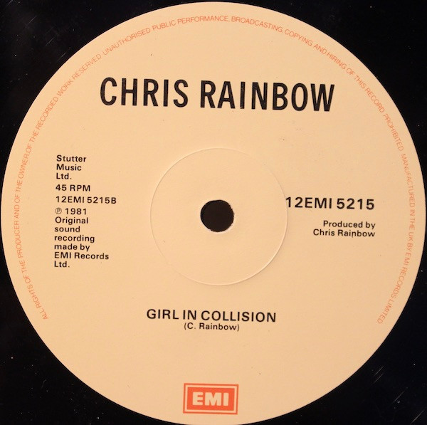 Chris Rainbow - Body Music | EMI (12EMI 5215) - 3