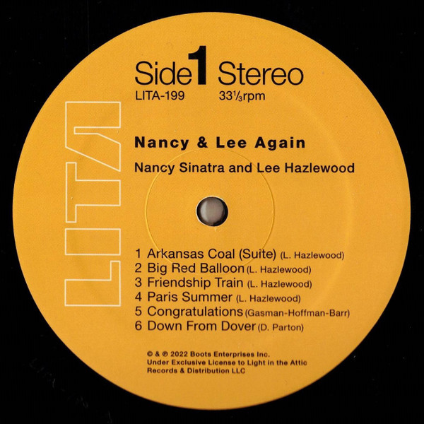 Nancy Sinatra & Lee Hazlewood - Nancy & Lee Again | Light In The Attic (LITA 199-1) - 3 Nancy Sinatra & Lee Hazlewood - Nancy & Lee Again | Light In The Attic (LITA 199-1) - 3