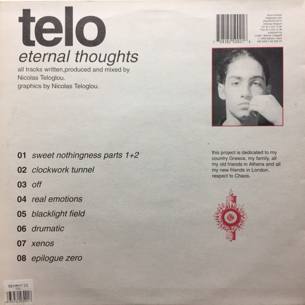 Telo - Eternal Thoughts | Nova Zembla (NZ002 LP) - 2