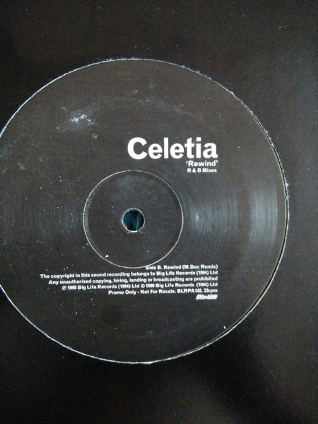 Celetia - Rewind (R & B Mixes) | Big Life (BLRPA 142) - 2