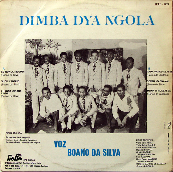 Dimba Dya Ngola - Luanda Cidade Linda | Iefe Discos (IEFE-059) - 2