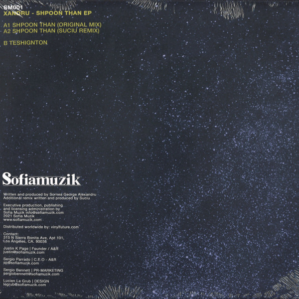 Xandru - Sphoon Than EP | Sofia Muzik (SM001) - 2 Xandru - Sphoon Than EP | Sofia Muzik (SM001) - 2