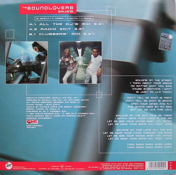 The Soundlovers - Walking | Nitelite Records (NL 15-99) - 2 The Soundlovers - Walking | Nitelite Records (NL 15-99) - 2