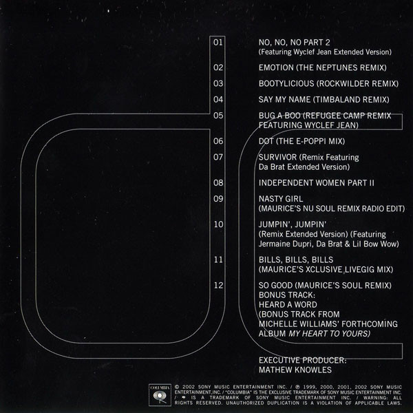 Destiny's Child - This Is The Remix | Columbia (507627 2) - 3
