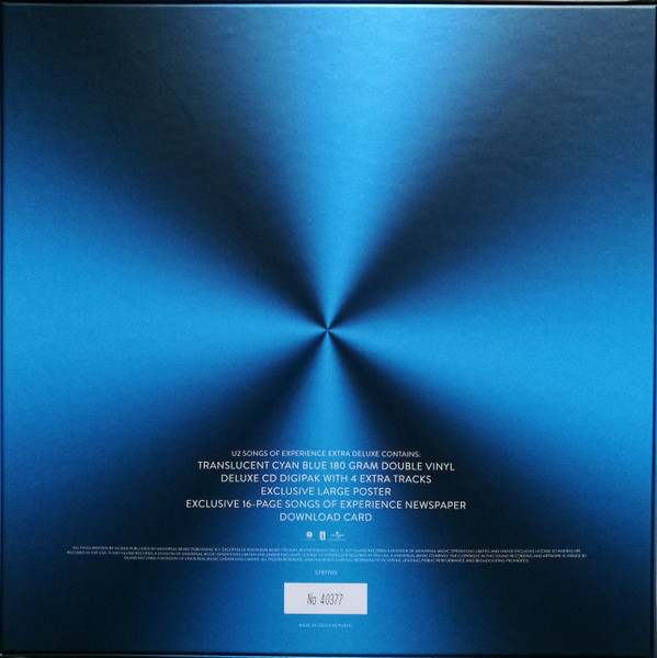 U2 - Songs Of Experience | Island Records (5797705) - 2