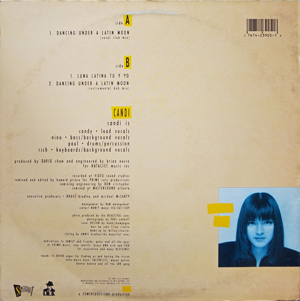 Candi - Dancing Under A Latin Moon (12") [Vinyl] | I.R.S. Records (IRS-23905) - 2