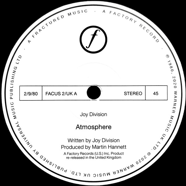 Joy Division - Atmosphere | Factory (FACUS2) - 4 Joy Division - Atmosphere | Factory (FACUS2) - 4