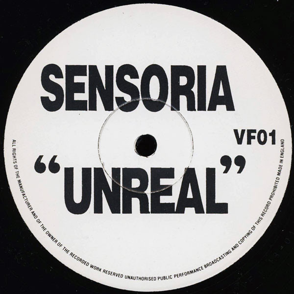 Sensoria - Unreal | Vinyl Frontier Recordings (VF01) - main
