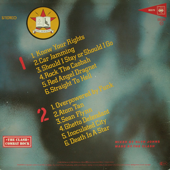 The Clash - Combat Rock | CBS (CBS 85570) - 2 The Clash - Combat Rock | CBS (CBS 85570) - 2