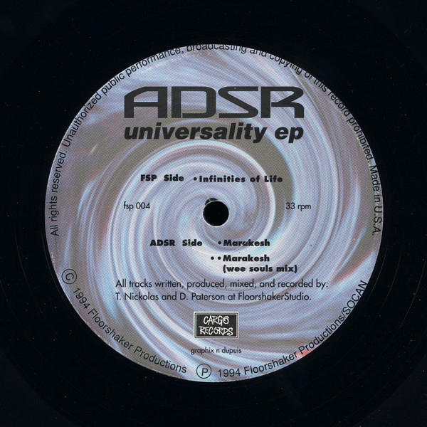 ADSR - Universality EP | Floorshaker Productions (fsp 004) - main ADSR - Universality EP | Floorshaker Productions (fsp 004) - main